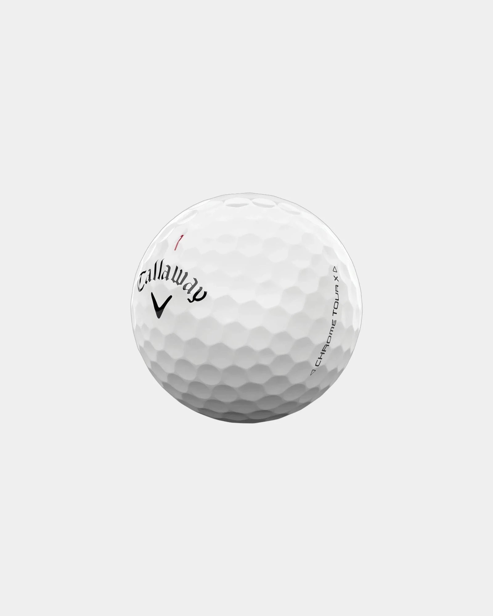 Custom soft core golf balls Callaway Golf Chrome Tour X - White