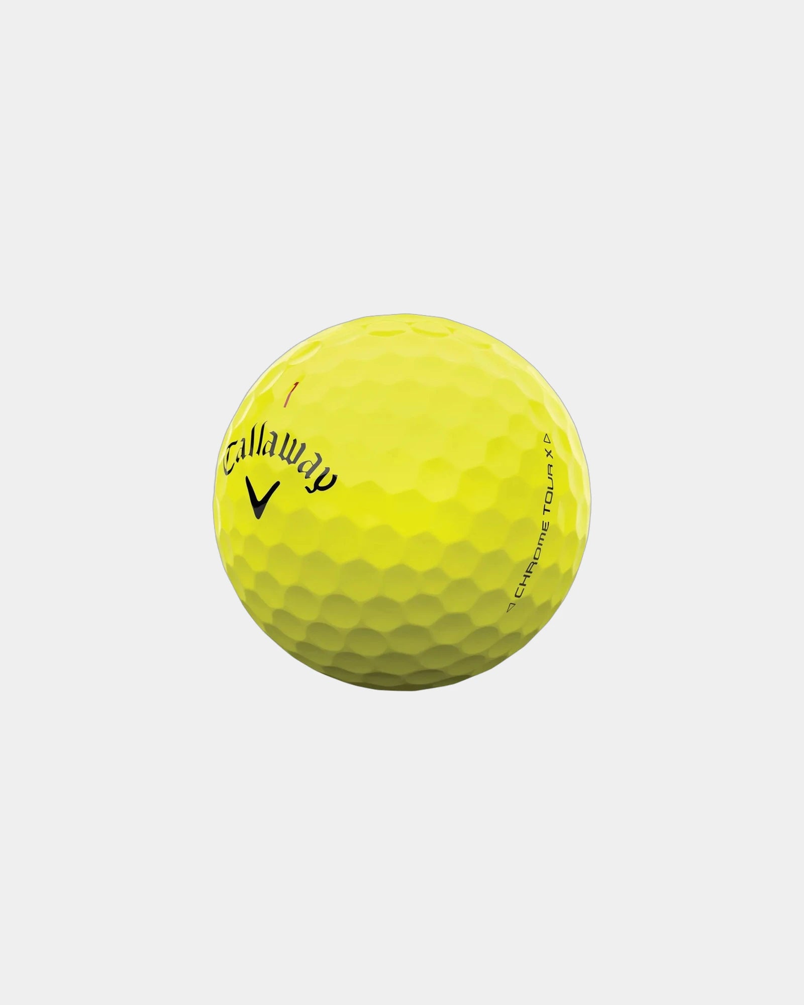 Custom soft core golf balls Callaway Golf Chrome Tour X - Yellow