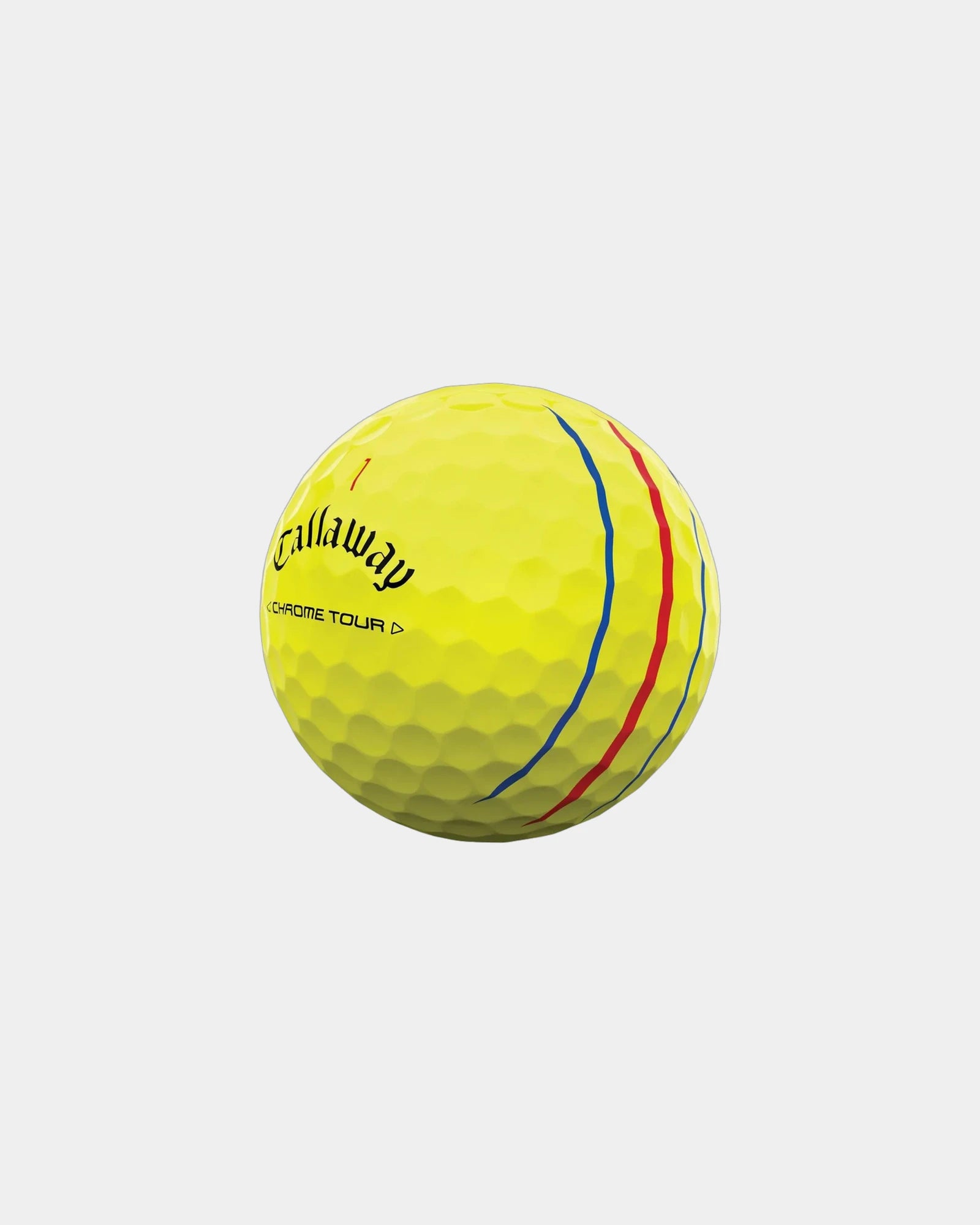 Custom Callaway Golf Chrome Tour Triple Track Golf Balls - Yellow