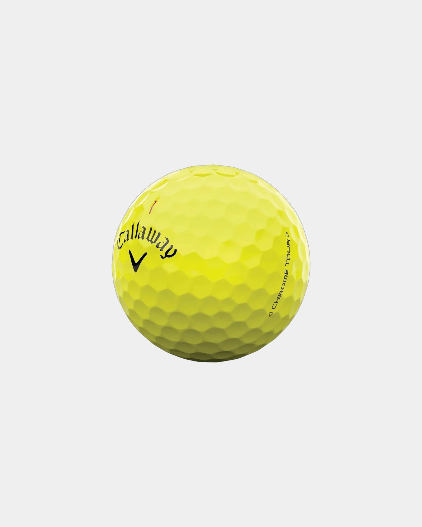 Custom hi-vis Callaway Golf Chrome Tour golf balls - Yellow