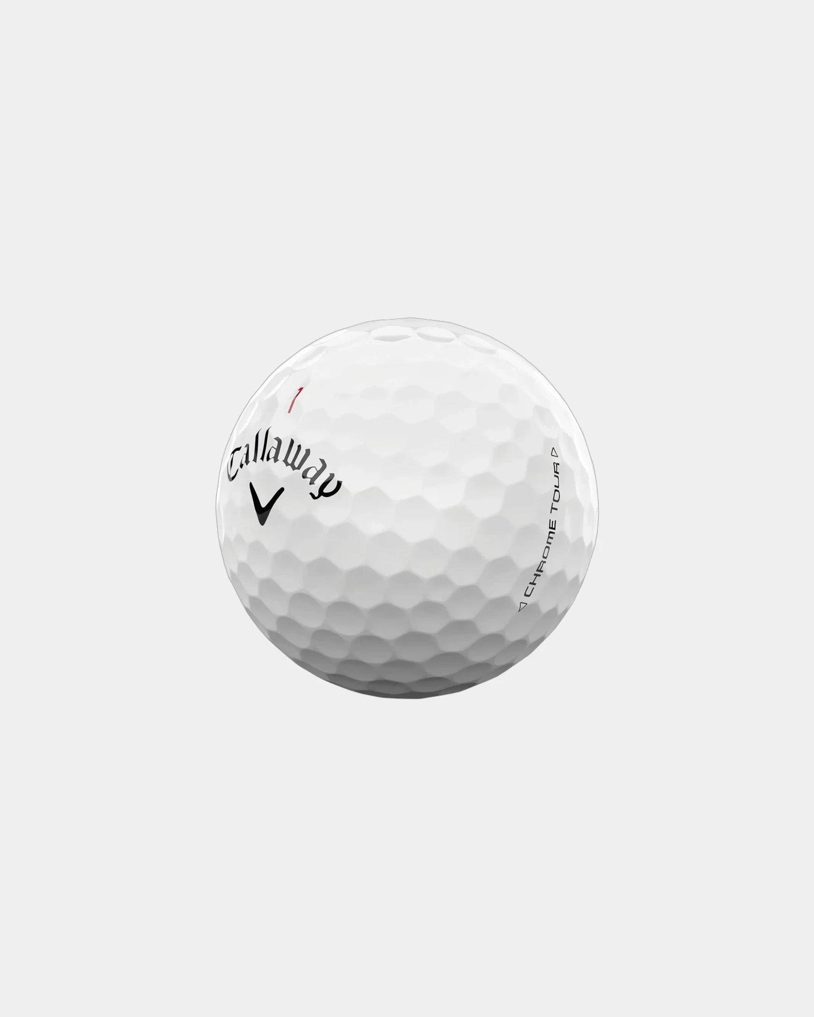 Custom hi-vis Callaway Golf Chrome Tour golf balls - White