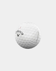 Custom hi-vis Callaway Golf Chrome Tour golf balls - White