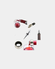 Custom stainless steel wine corkscrew opener kit - 4
