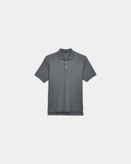 Custom Pima cotton men's pique polo shirt - Graphite