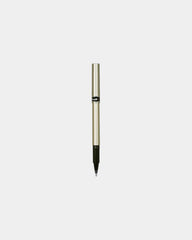 Custom fine point pen with brushed-steel finish - 5