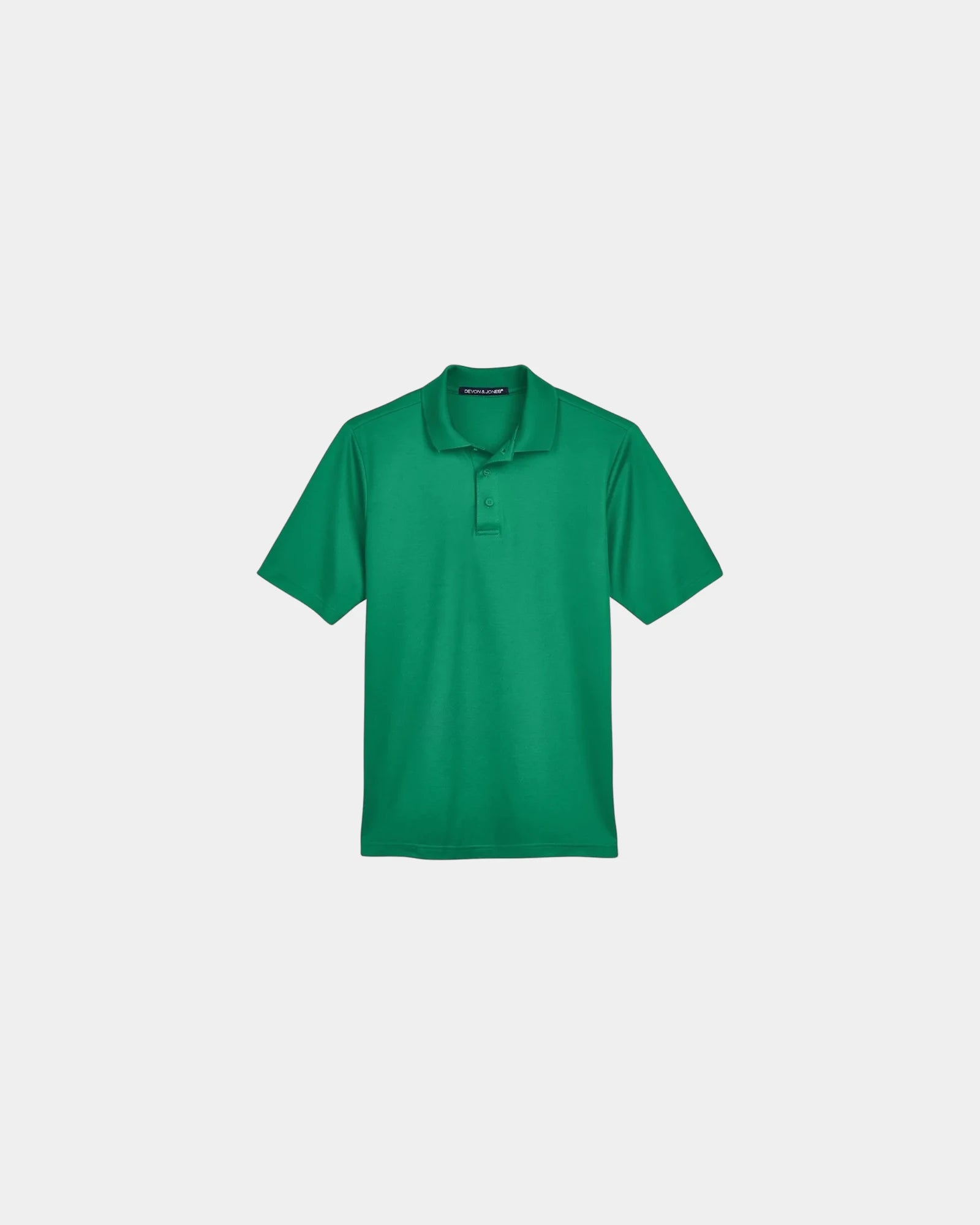 Custom moisture-wicking performance plaited polo shirt - Kelly Green