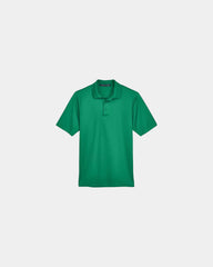 Custom moisture-wicking performance plaited polo shirt - Kelly Green