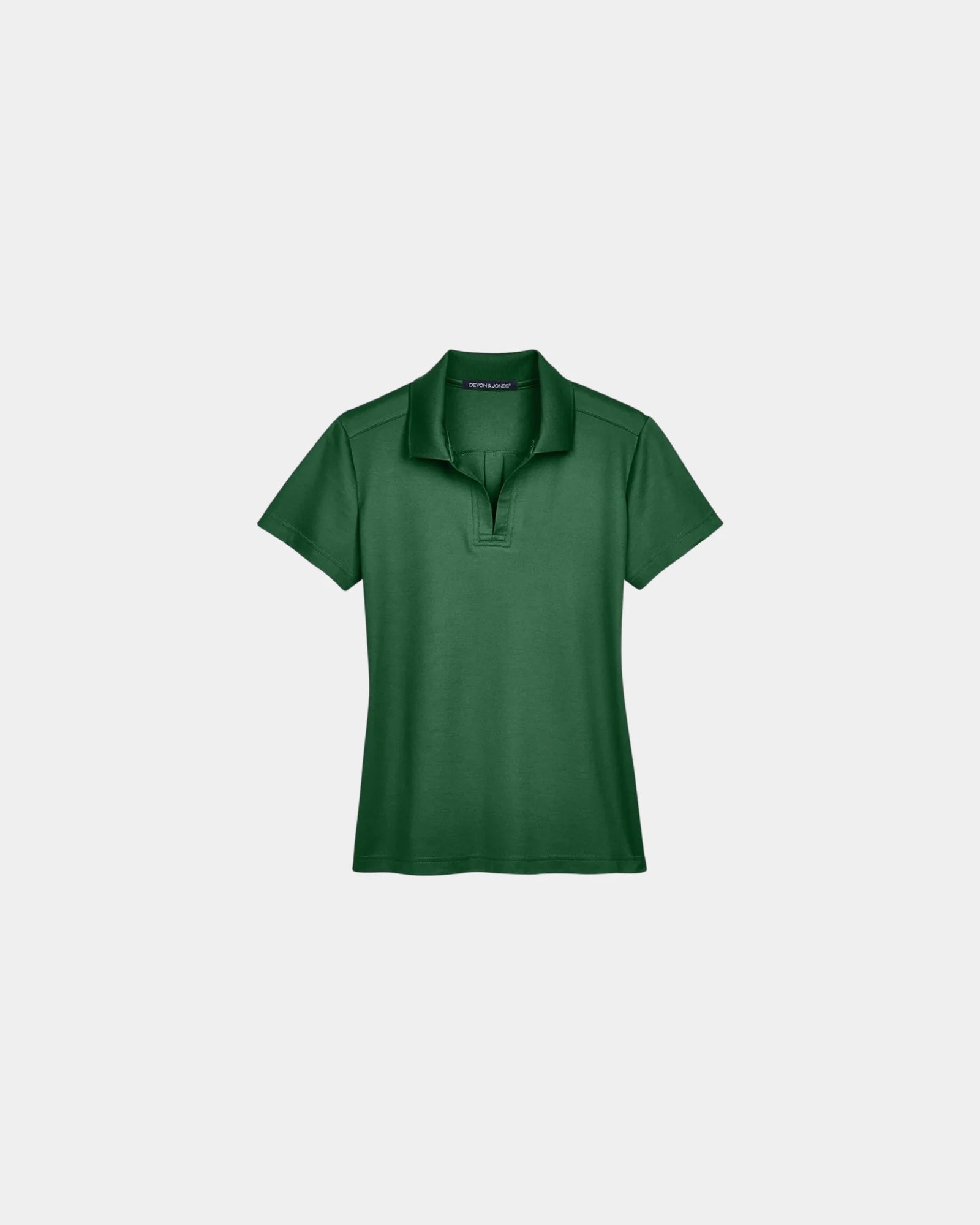 Custom moisture-wicking women's performance polo shirt - Forest