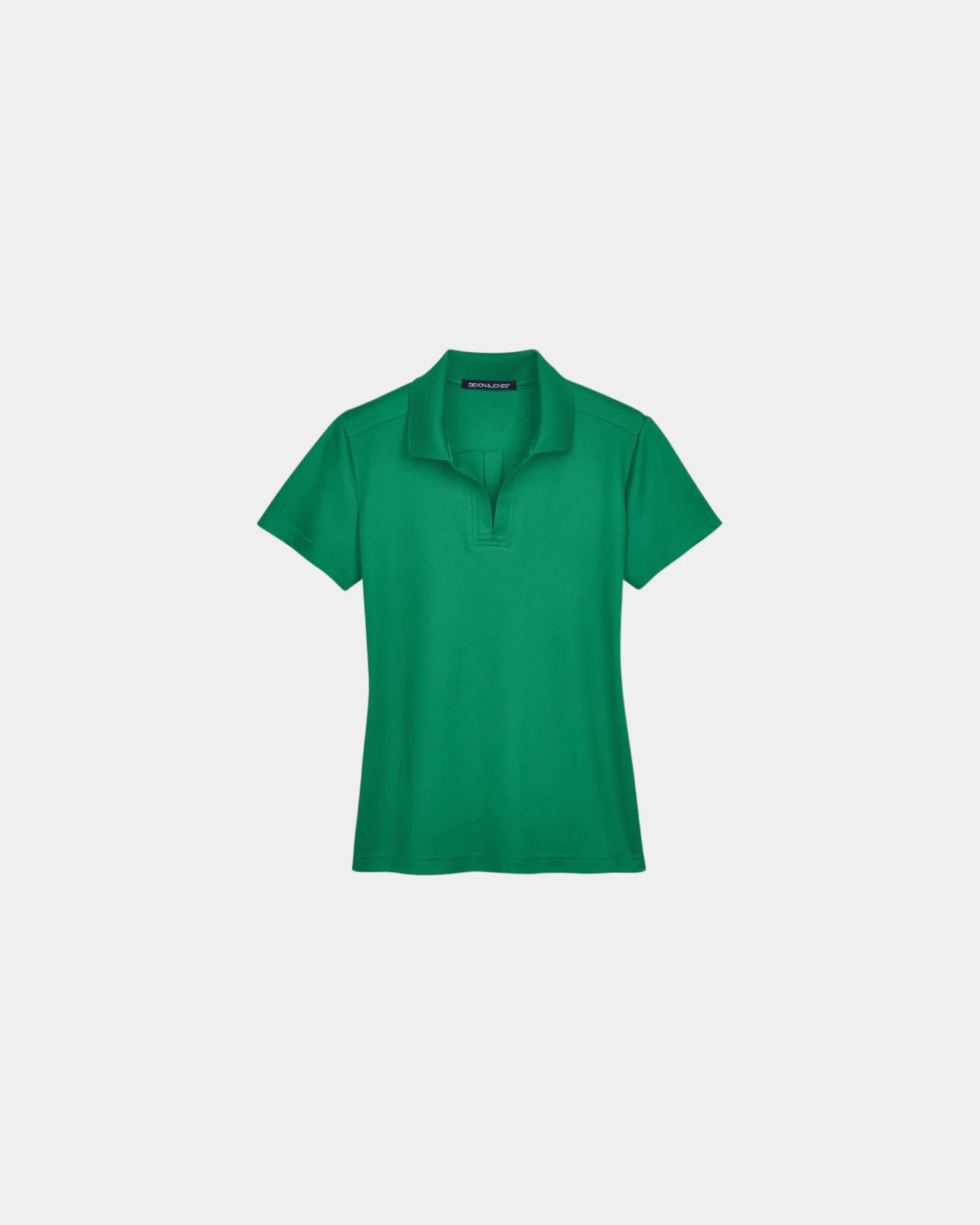 Custom moisture-wicking women's performance polo shirt - Kelly Green