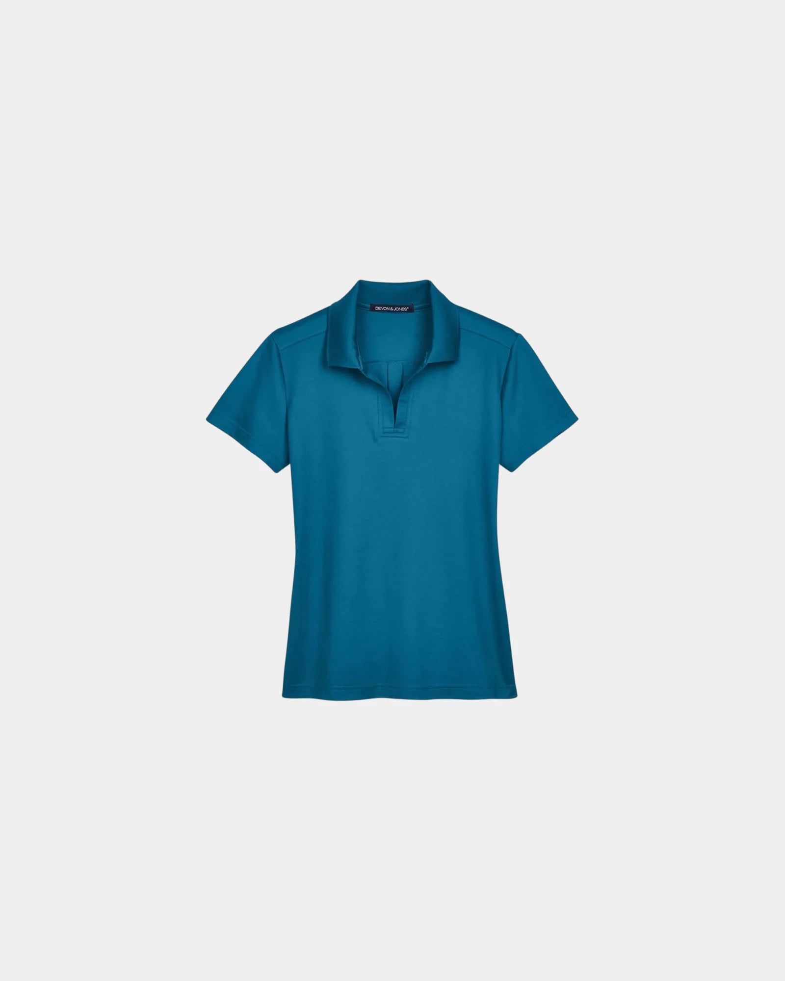 Custom moisture-wicking women's performance polo shirt - Dark Teal