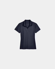 Custom moisture-wicking women's performance polo shirt - Navy