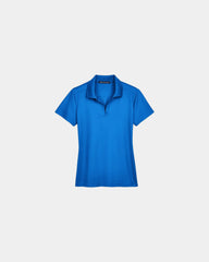 Custom moisture-wicking women's performance polo shirt - French Blue