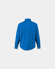 Custom dress shirt for men - French Blue Melange