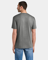 Custom men's tri-blend t-shirt 4.5 oz - Grey Frost