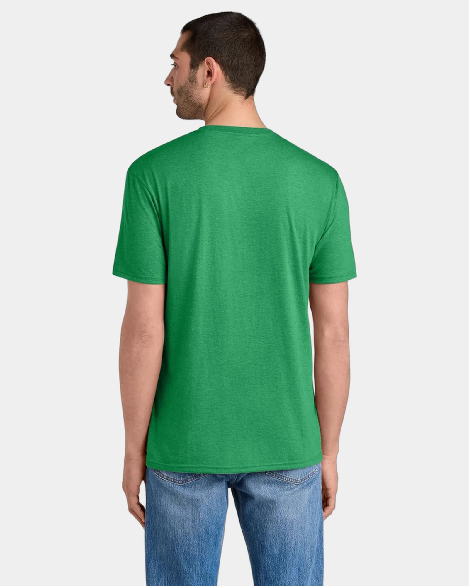 Custom men's tri-blend t-shirt 4.5 oz - Green Frost