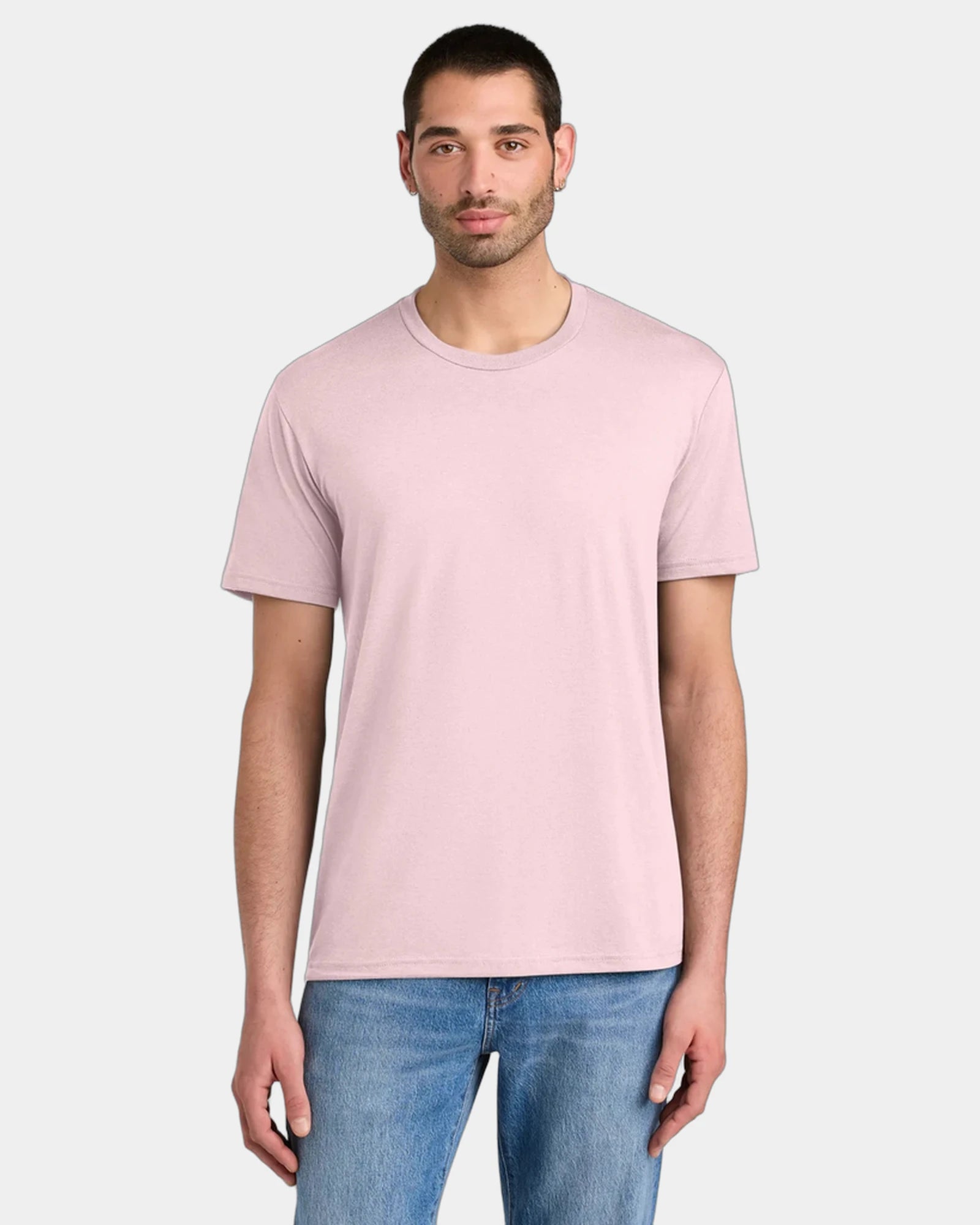 Custom men's tri-blend t-shirt 4.5 oz - Carnation Pink
