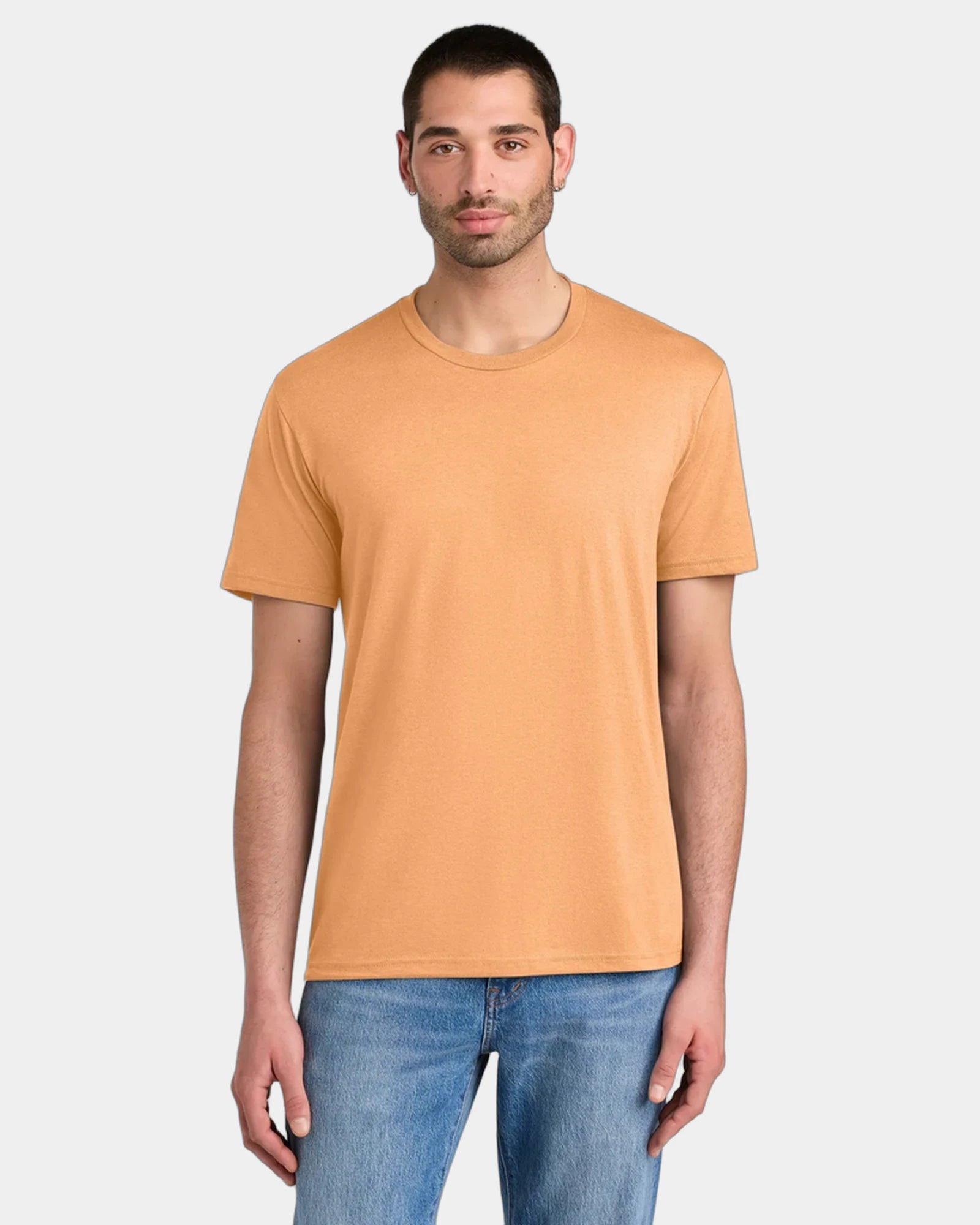 Custom men's tri-blend t-shirt 4.5 oz - Apricot