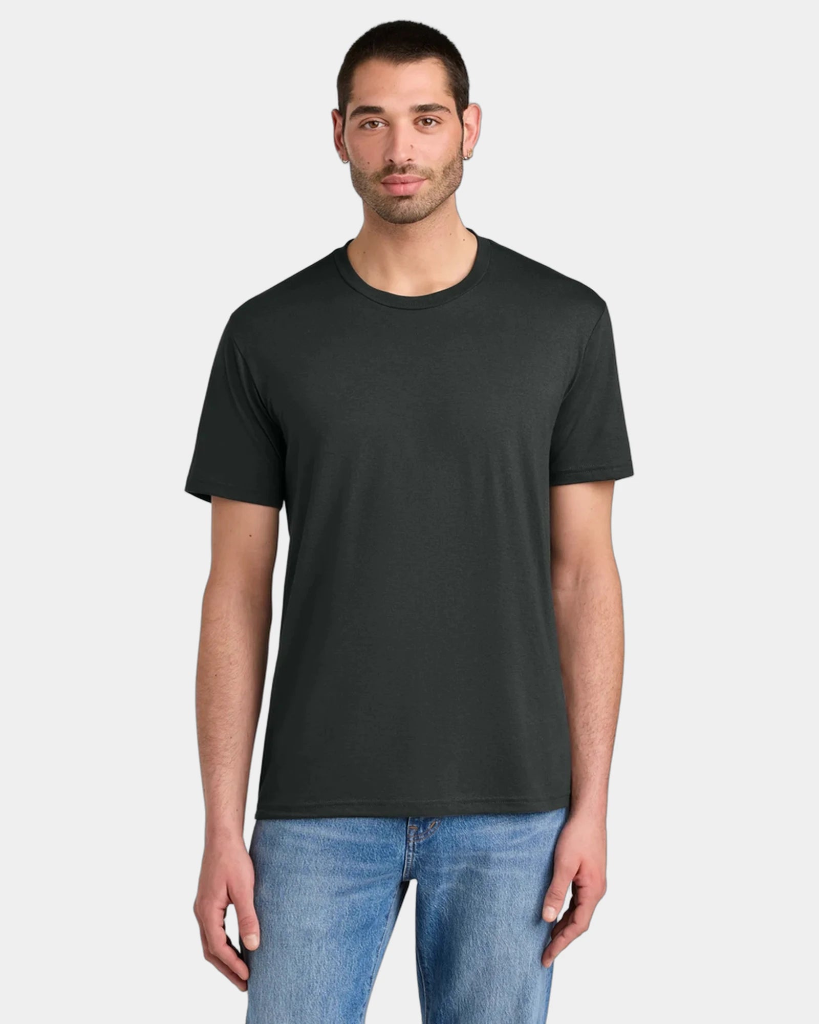 Custom men's tri-blend t-shirt 4.5 oz - Deepest Grey