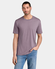 Custom men's tri-blend t-shirt 4.5 oz - Heathered Lavender