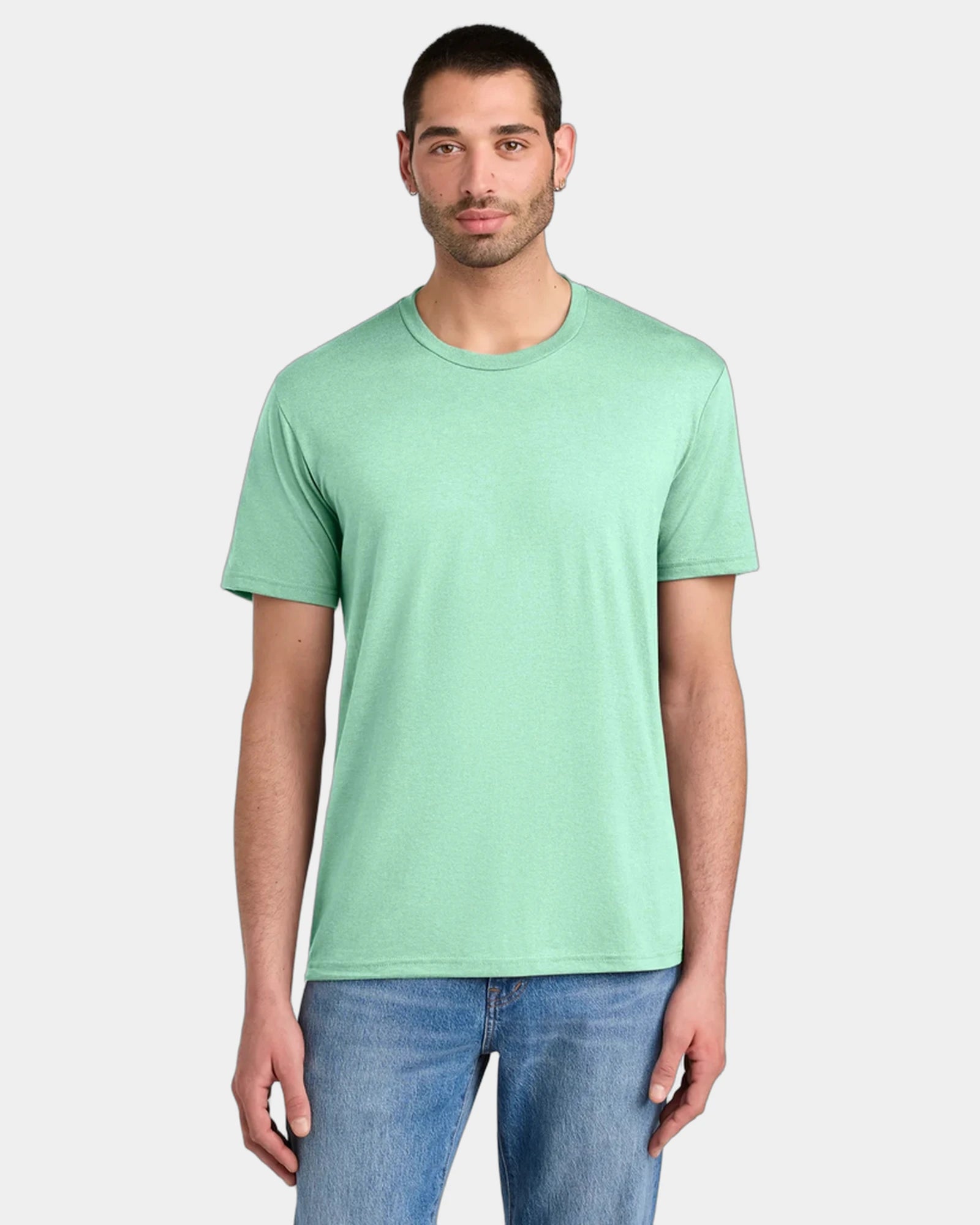 Custom men's tri-blend t-shirt 4.5 oz - Sea Mist