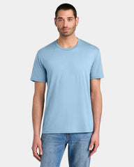 Custom men's tri-blend t-shirt 4.5 oz - Ice Blue
