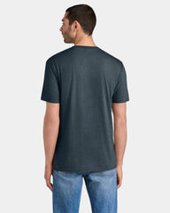 Custom men's tri-blend t-shirt 4.5 oz - Navy Frost