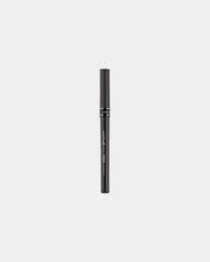 Custom micro point pen with brushed-steel finish - Black