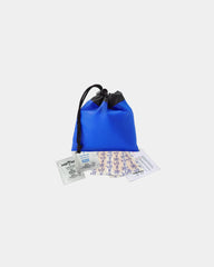 Custom polyester first aid kit cinch pouch - 7 piece - Royal Blue