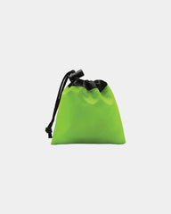 Custom polyester first aid kit cinch pouch - 11 piece - Lime Green