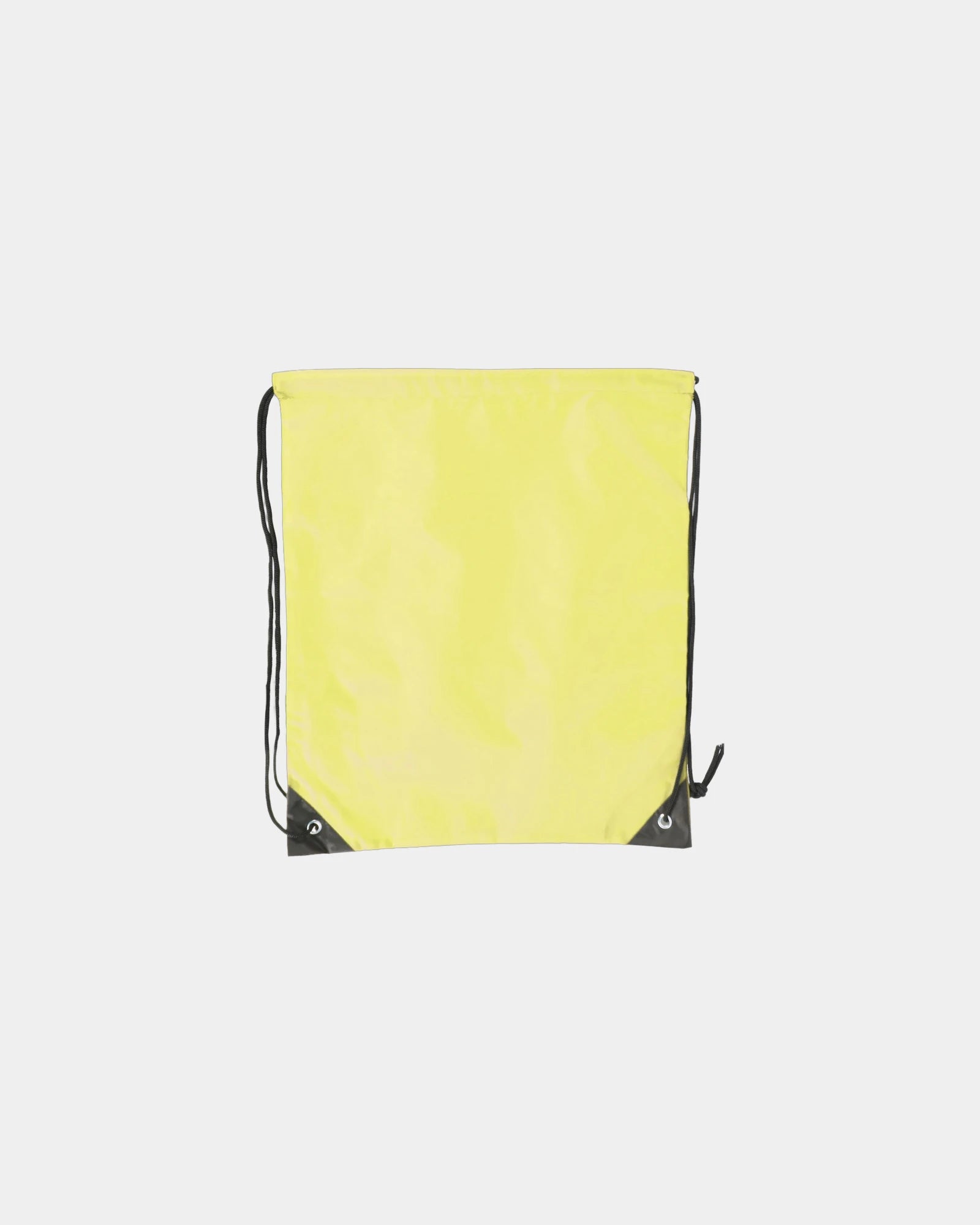 Custom polyester drawstring backpack 15" x 18" - Yellow
