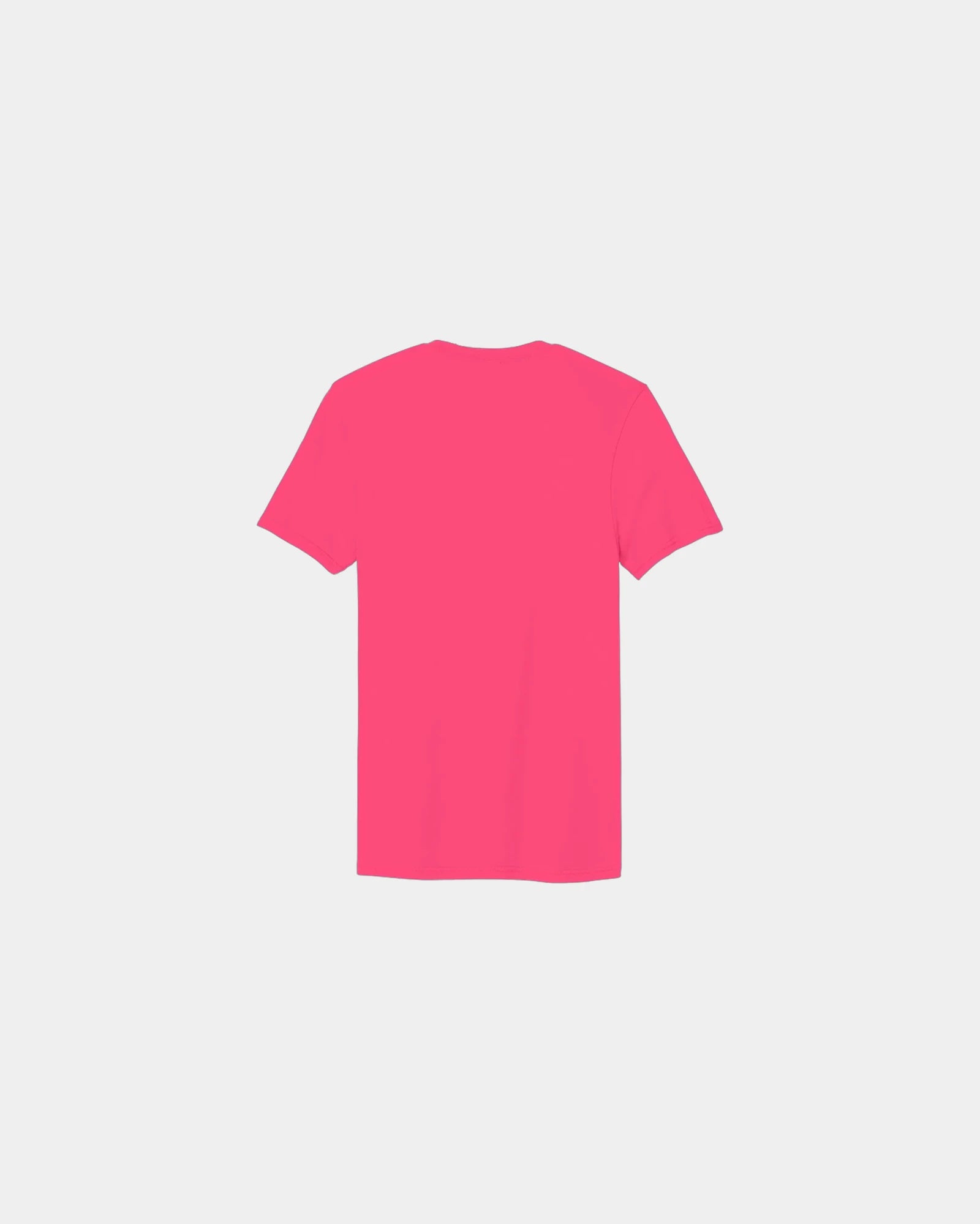 Custom cotton concert tee for men's casual wear - Neon Pink