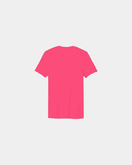 Custom cotton concert tee for men's casual wear - Neon Pink