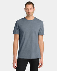 Custom cotton concert tee for men's casual wear - Heathered Navy