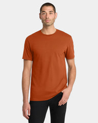 Custom cotton concert tee for men's casual wear - Deep Orange