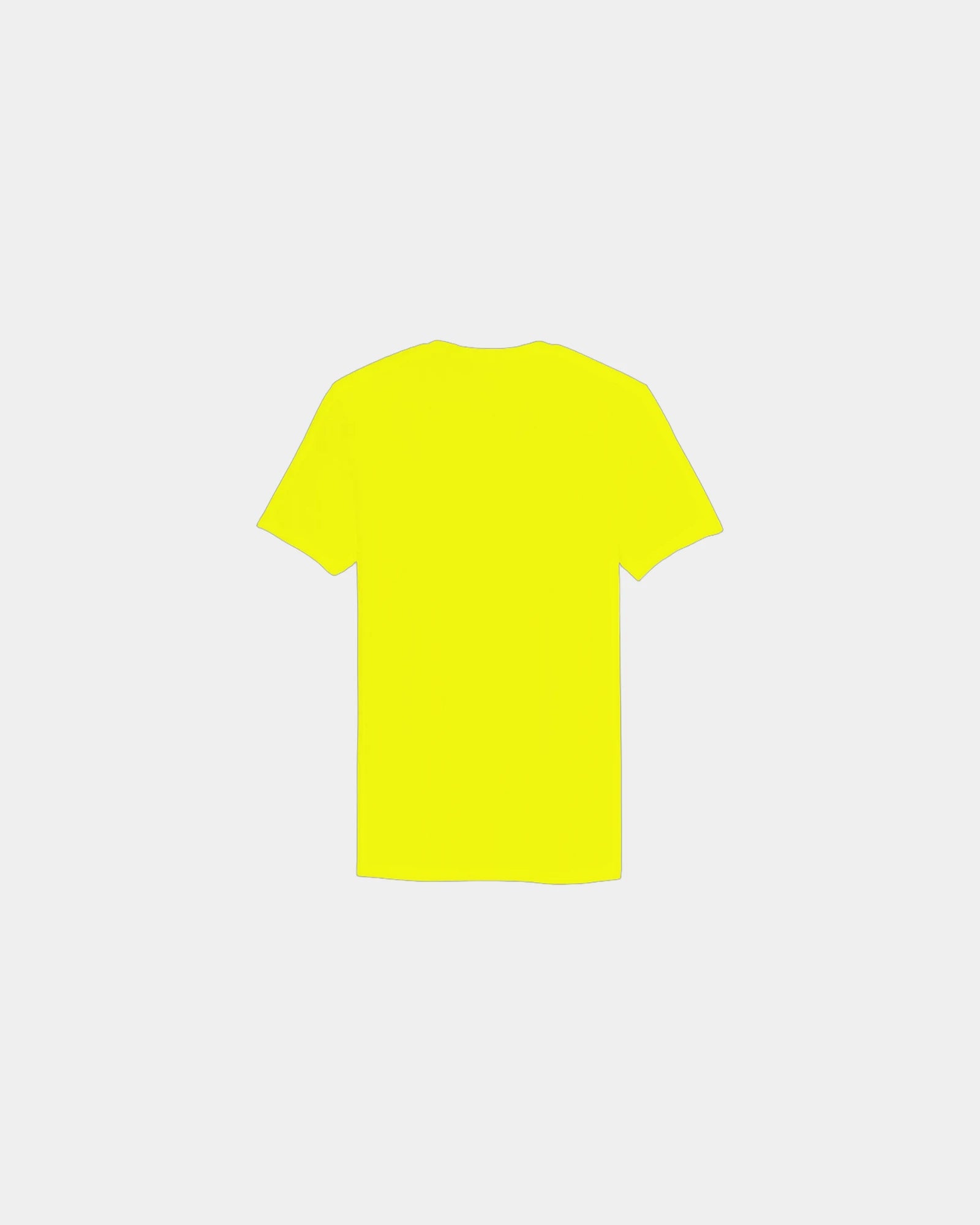 Custom cotton concert tee for men's casual wear - Neon Yellow