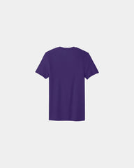 Custom cotton concert tee for men's casual wear - Purple