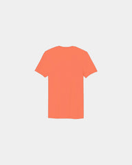 Custom cotton concert tee for men's casual wear - Neon Orange