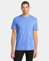 Custom cotton concert tee for men's casual wear - Heathered Royal