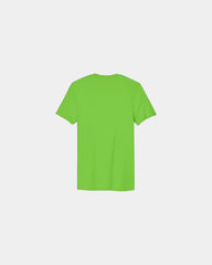 Custom cotton concert tee for men's casual wear - Neon Green