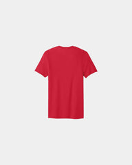 Custom cotton concert tee for men's casual wear - New Red