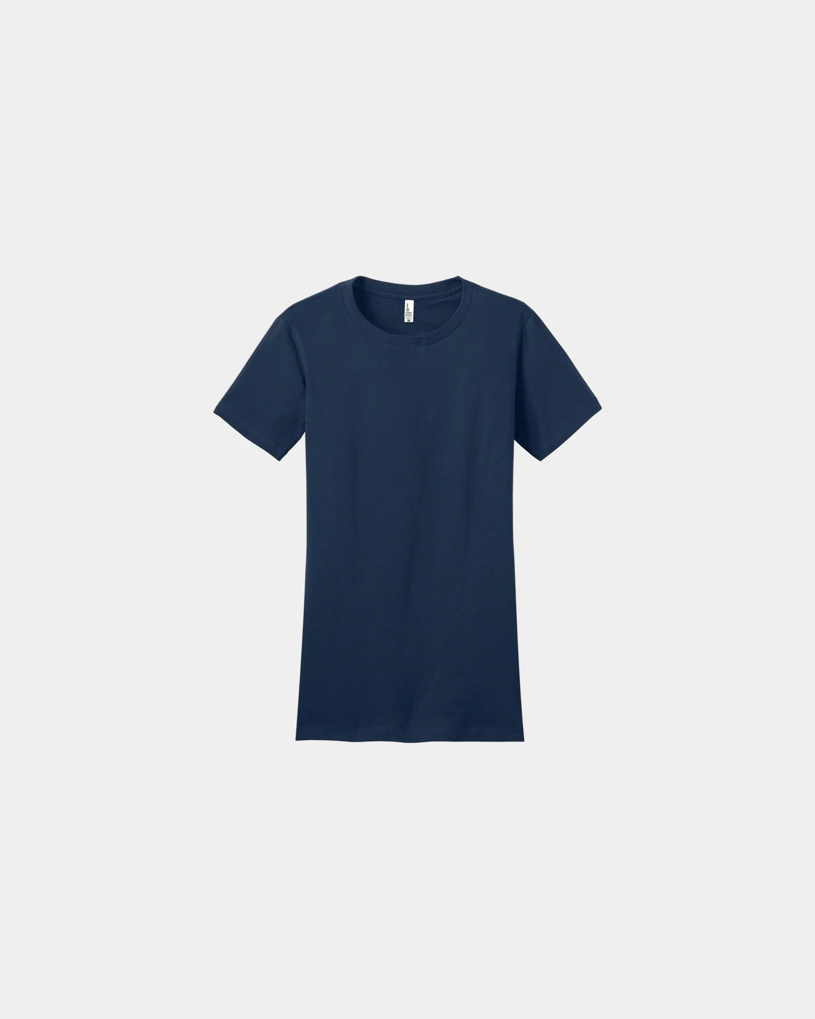 Custom fitted women's cotton concert t-shirt tee - New Navy