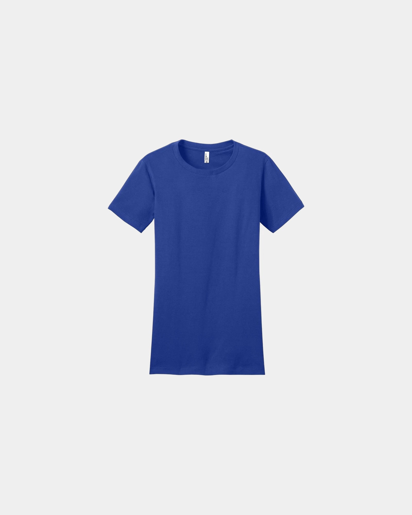 Custom fitted women's cotton concert t-shirt tee - Deep Royal