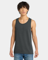 Custom cotton concert tank top for teams and events - Charcoal