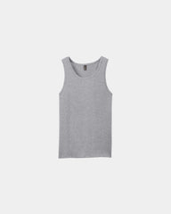 Custom cotton concert tank top for teams and events - Heather Grey