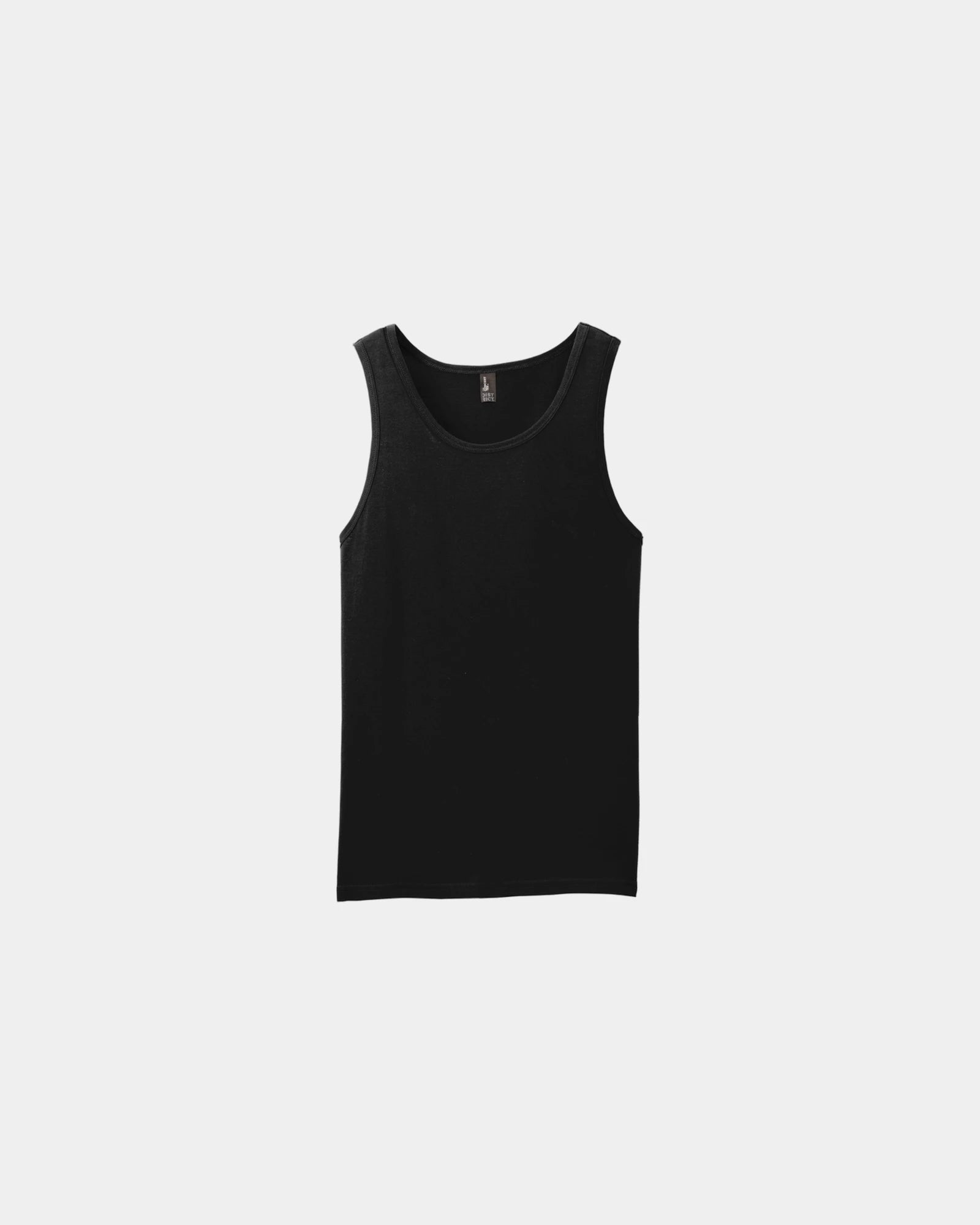 Custom cotton concert tank top for teams and events - Black