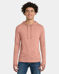 Custom French terry hoodie featherweight pullover - Nostalgia Rose Heather