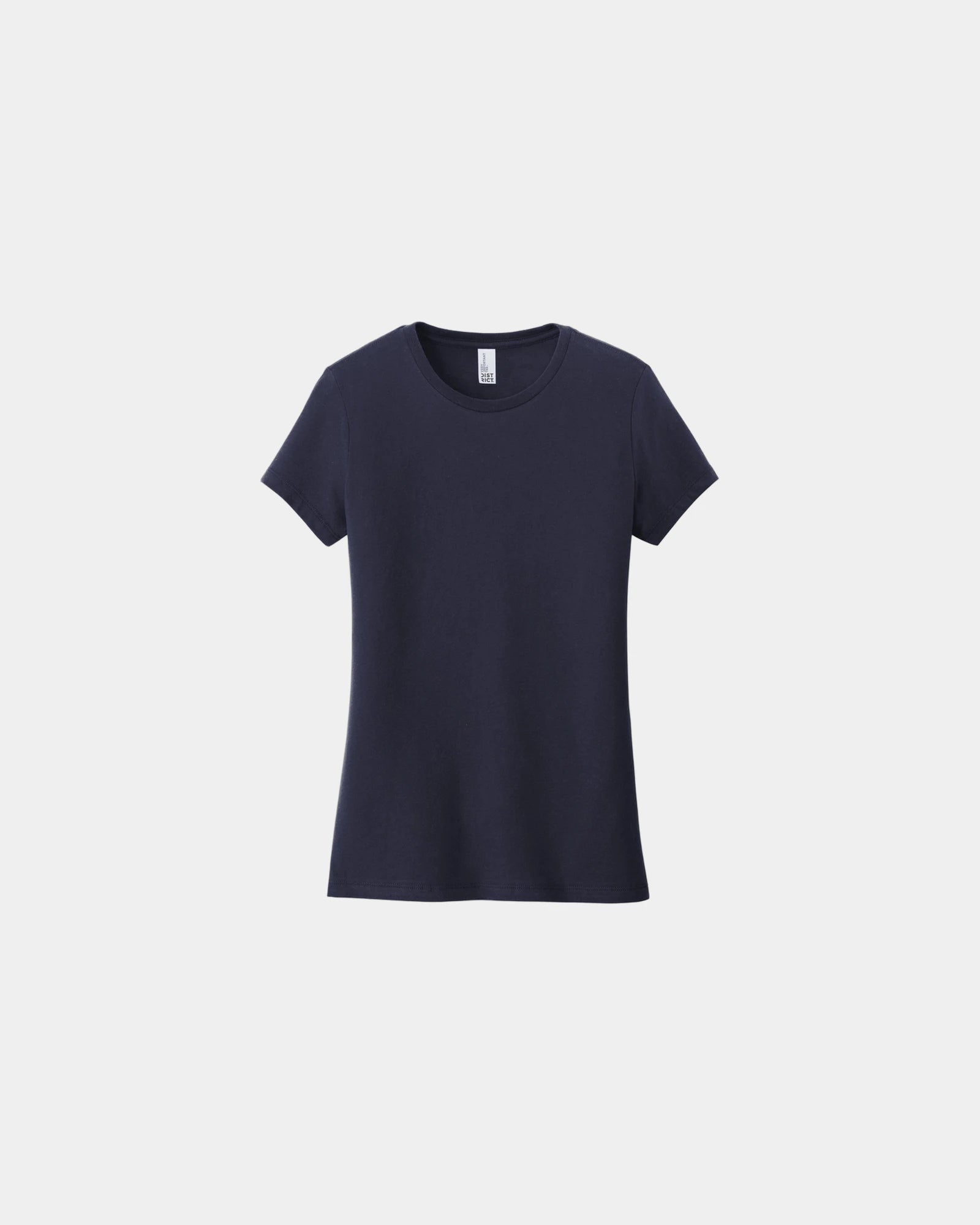 Custom ring spun cotton women's tee 4.3 oz soft fit - New Navy
