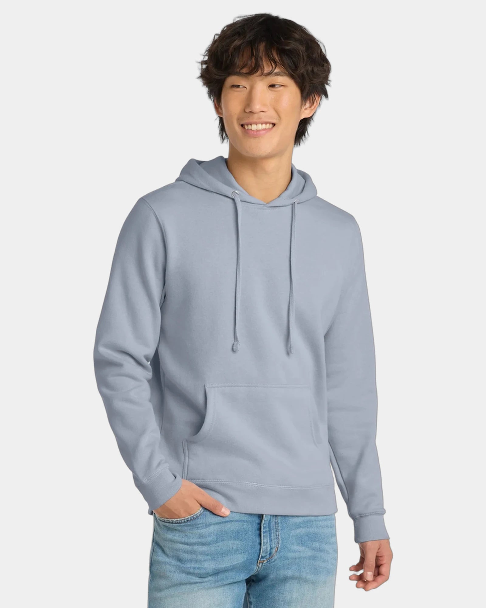Custom fleece hoodie 8.3 oz cotton/poly blend - Icelandic Purple