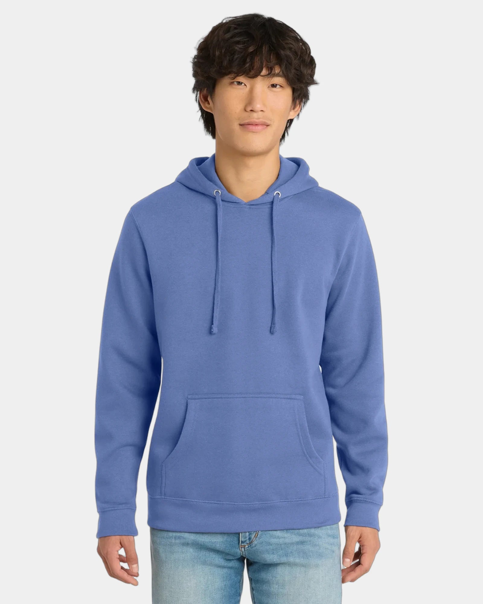 Custom fleece hoodie 8.3 oz cotton/poly blend - Electric Purple
