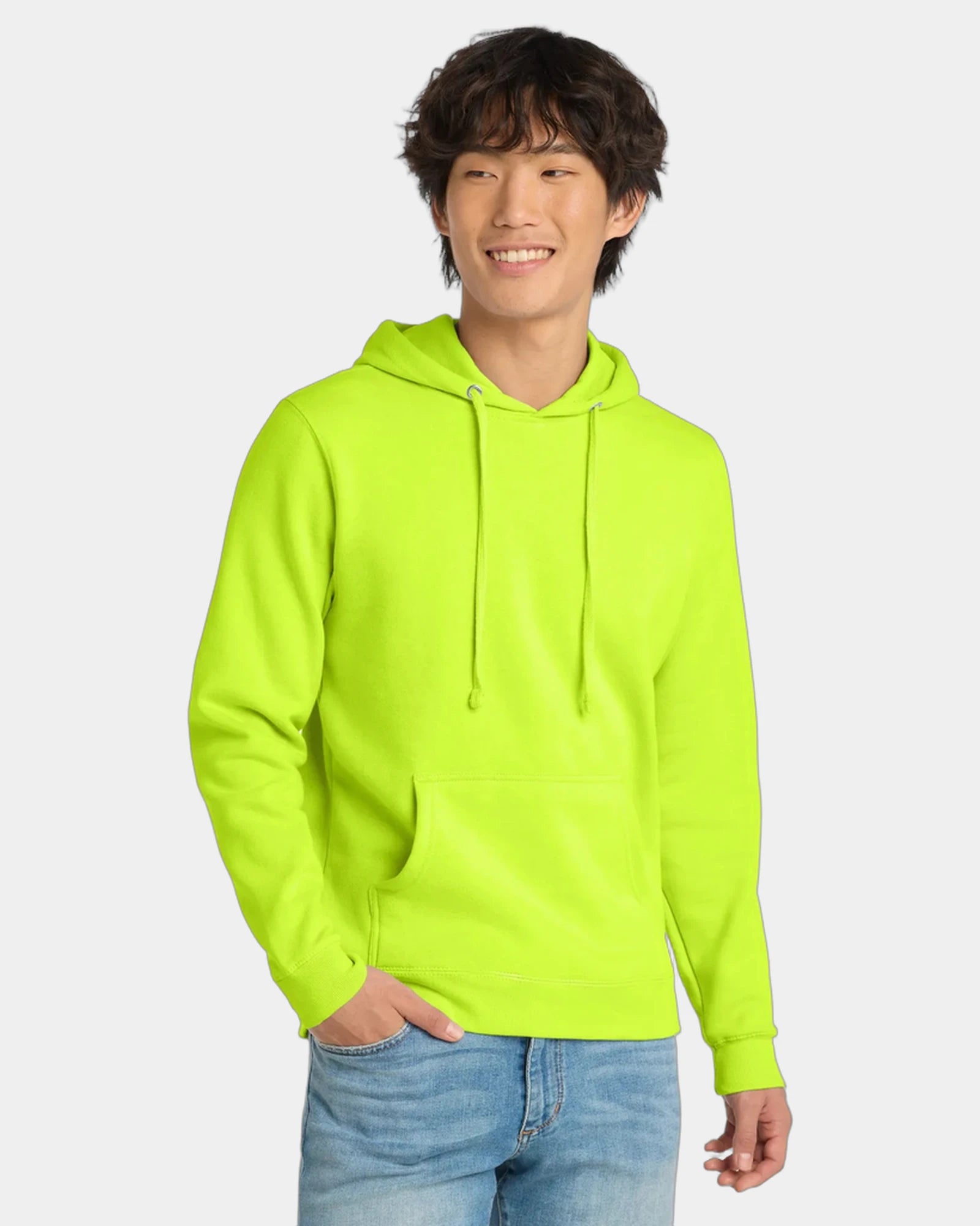 Custom fleece hoodie 8.3 oz cotton/poly blend - S. Green